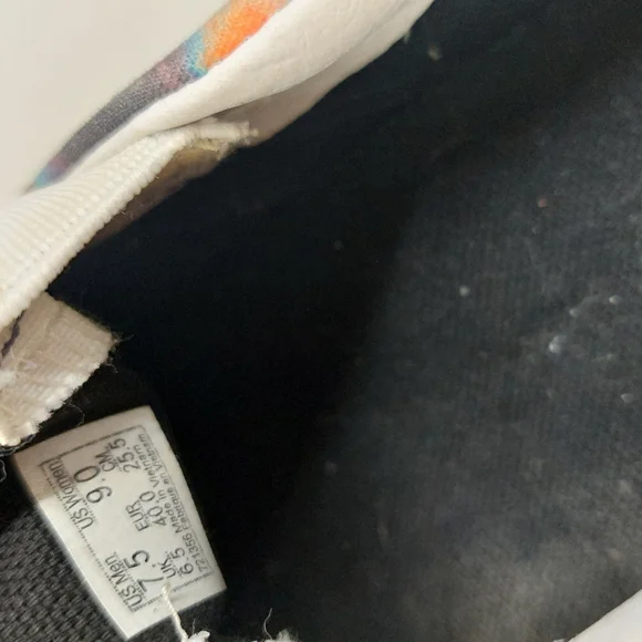 Vans Psychedelic Pattern Slip-Ons Sneakers VANS shoes Men Sz 7.5 Women Sz 9 (C) - Picture 4 of 5